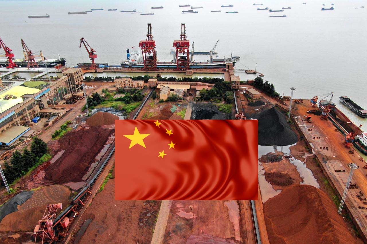 افزایش تا ۵ دلاری قیمت سنگ آهن و سقوط واردات چین