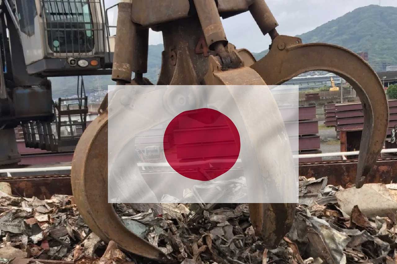 کاهش صادرات قراضه ژاپن