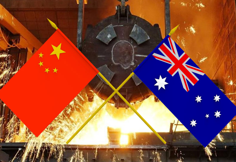 سنگ آهن چین و استرالیا